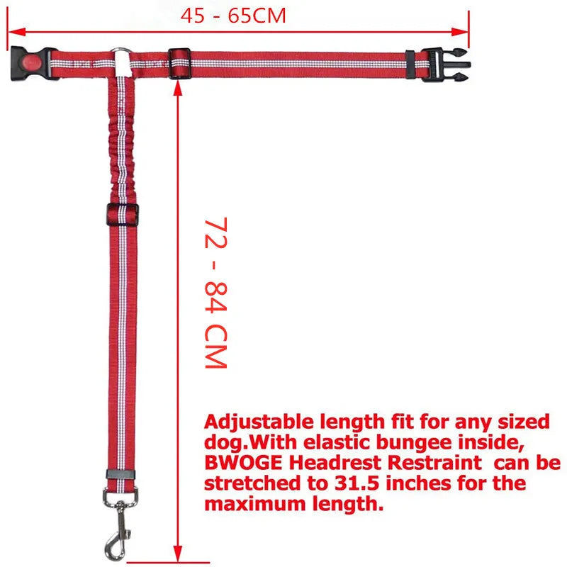 Two-in-one Dog Safety Belt - Adjustable