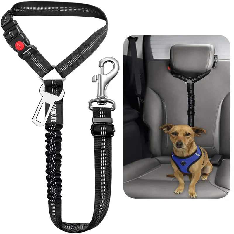 Two-in-one Dog Safety Belt - Adjustable